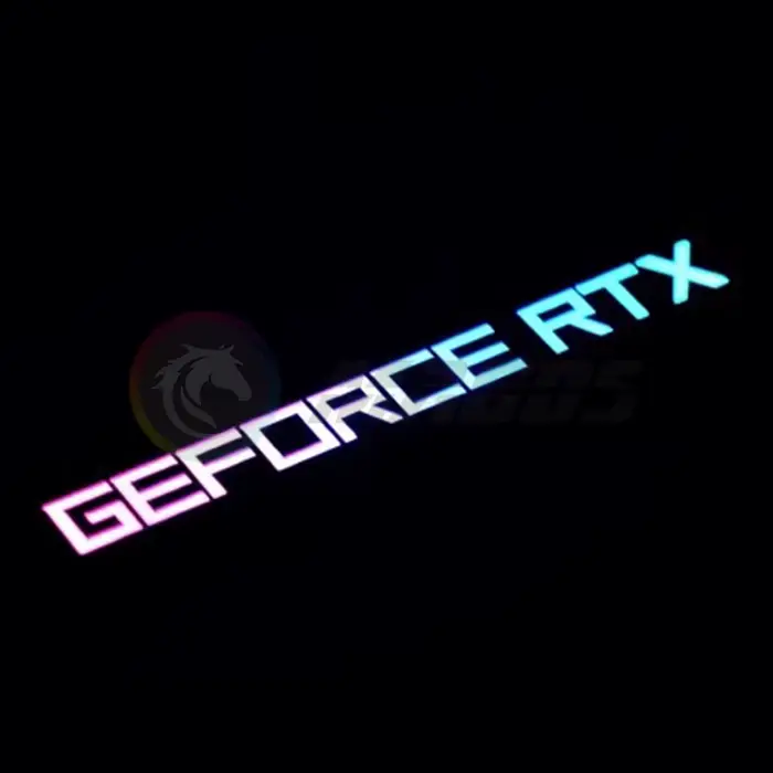 Panneau latéral de carte graphique RGB RTX AMD GeForce GPU modifier 5V 3 broches ARGB AURA SYNC boît