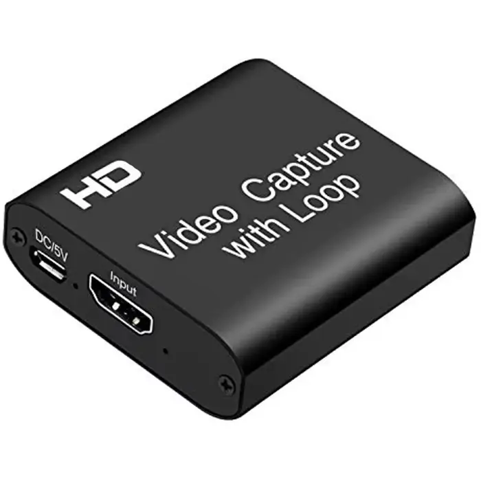 Carte d'acquisition vidéo 1080P, enregistreur vidéo 4K HD vers USB 2.0 avec sortie en boucle pour PC