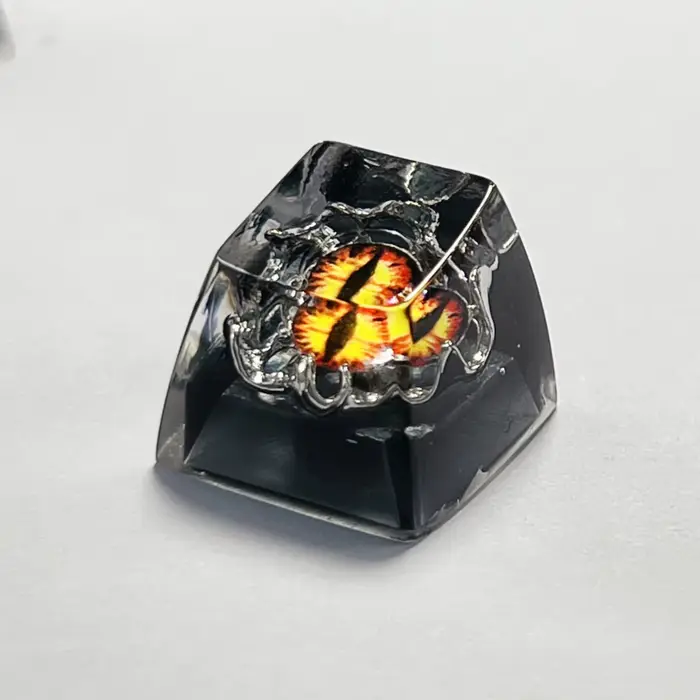Evil Eyes bricolage clavier mécanique résine Keycaps Artisan personnalisé joli soleil et lune/étoiles conception personnalisé Keycaps pour clavier