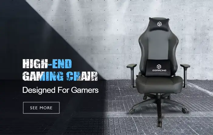 Chaises de jeu de haute qualité, chaise de jeu avec cuir respirant