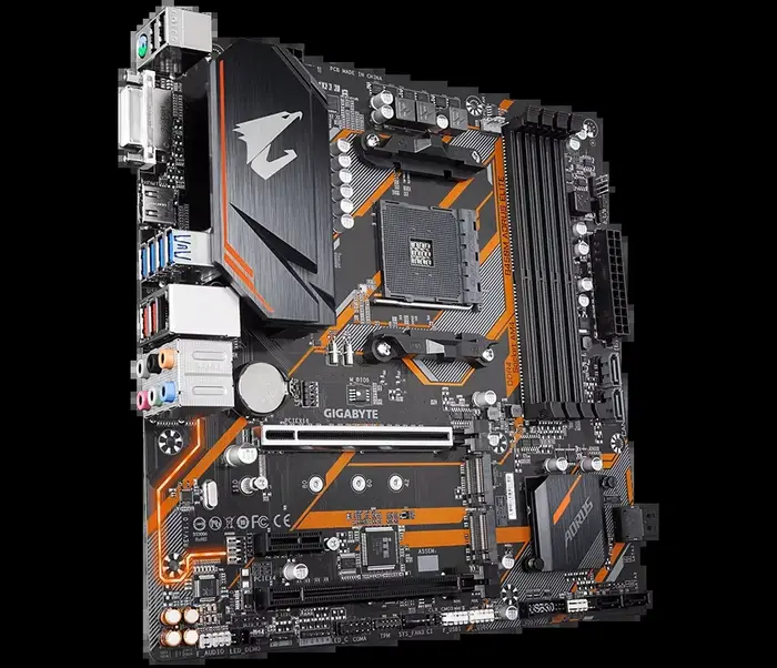 Gigabyte GA B450M AORUS ELITE AMD B450 /4-DDR4 DIMM /M.2 /USB3.1 /Micro-ATX /Nouveau / Max-64G Carte mère AM4 double canal
