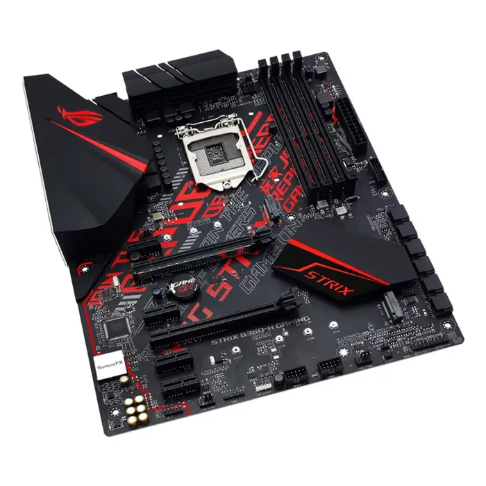 Asus-Carte mère ROG Strix B360H Gaming, Aura DiviRGB LED, DDR4, ATX