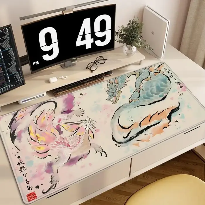 Tapis de souris de jeu Monster Hunter Wildlands Tapetes de Mesa Teclado