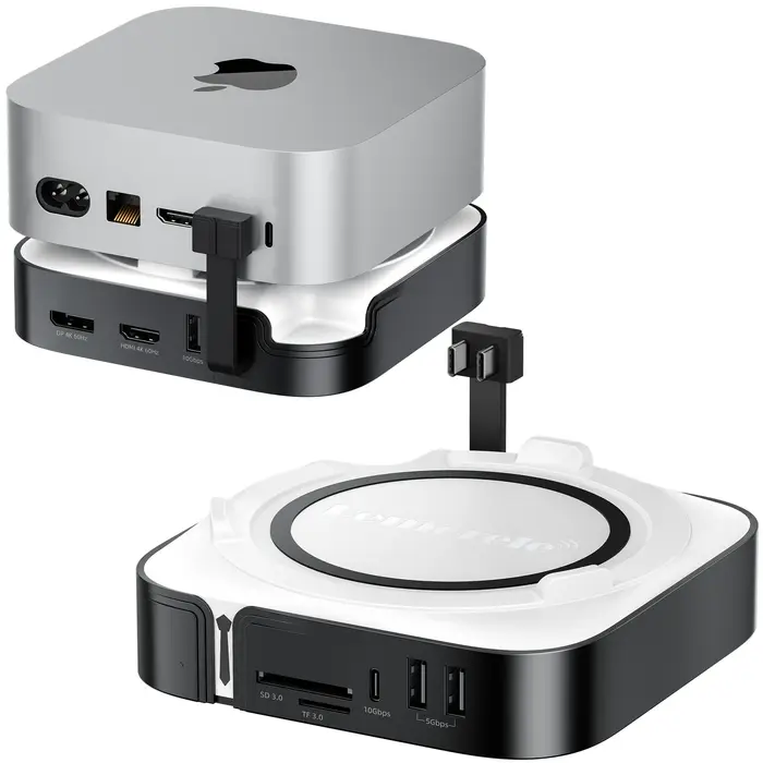 Station d'accueil Lemorele Macmini M4 DocK USB HUB 4K@60Hz HDMI DP