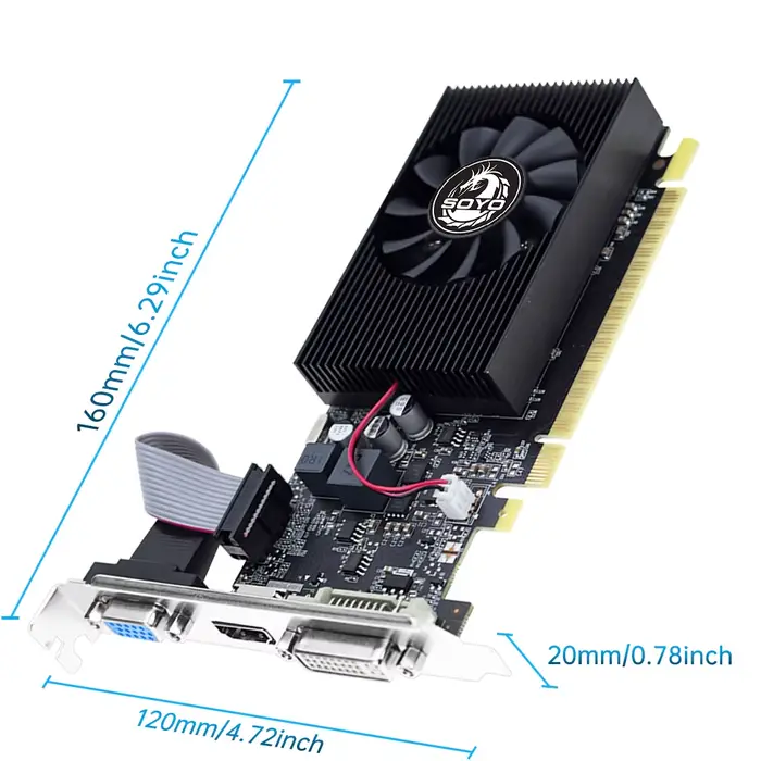 Cartes graphiques SOYO NVIDIA GT730 4G GDDR3 128 bits