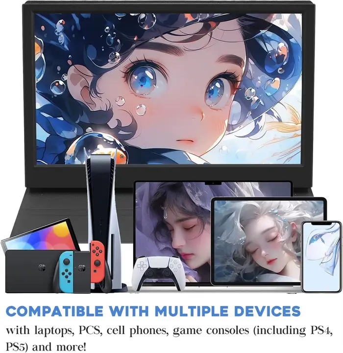 Moniteur portable 11, 6 pouces 16:9 60Hz