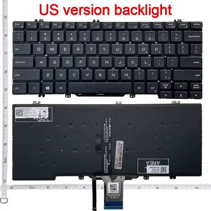 Nouveau clavier d'ordinateur portable américain pour DELL Latitude 3300 5200 5300 7200 7300 3301 7290 5310 7301 E7300 E5300 5300 2-en-1 P97G