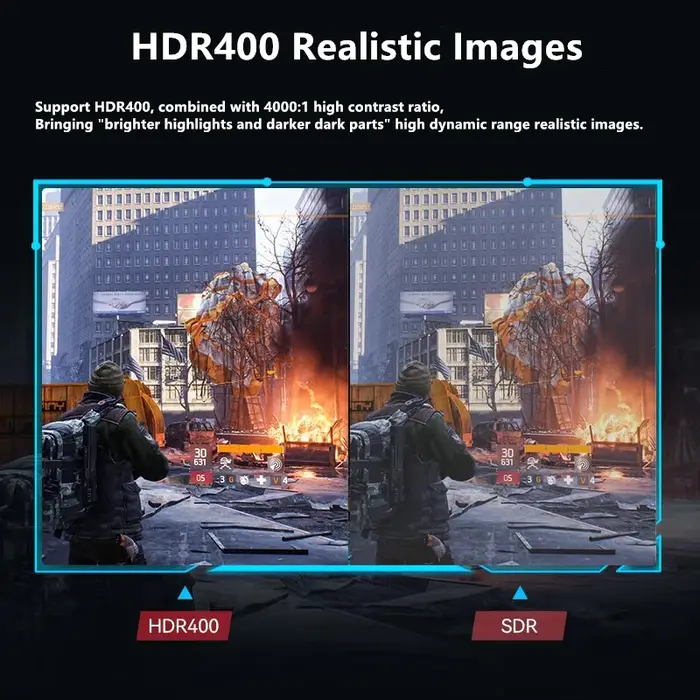 Moniteur 34 pouces 165Hz VA WQHD, écran large de bureau 21:9, écran d'ordinateur de joueur LED 1500R incurvé DP/3440x1440