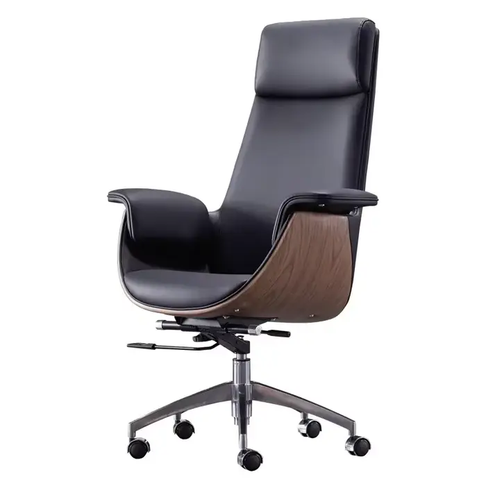 Confortable bureau d'affaires patron ordinateur chaise levage peau de vache rouleau Simple moderne femmes maison classe