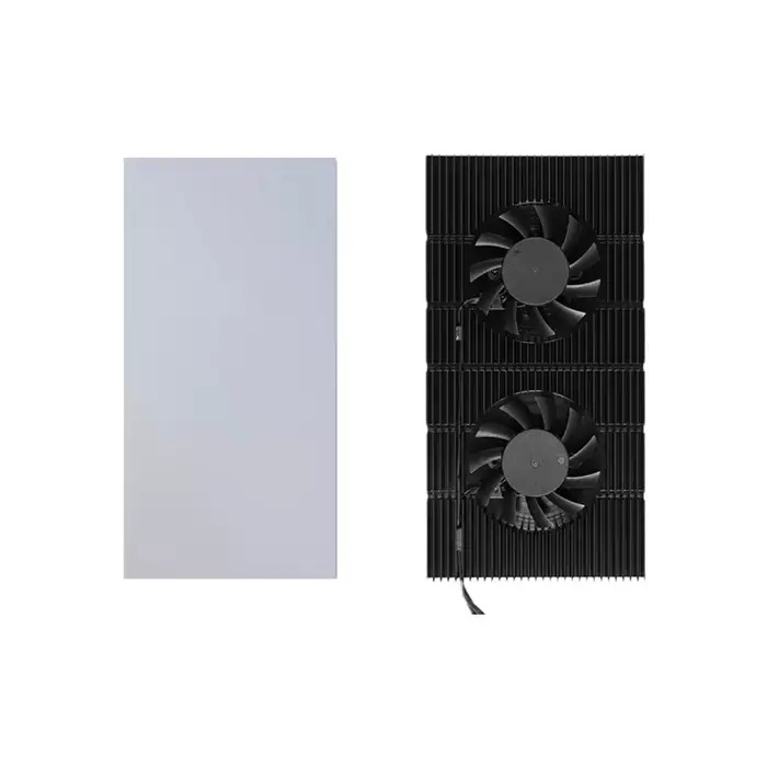 Plaque arrière de carte graphique, refroidisseur de mémoire, radiateur de carte graphique en alliage