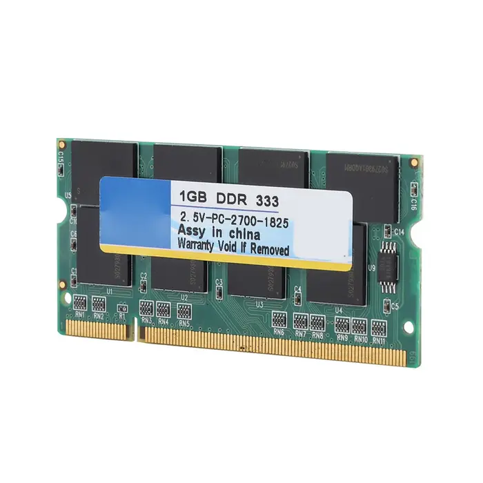 Mémoire RAM DDR pour ordinateur portable 1G 333 MHz
