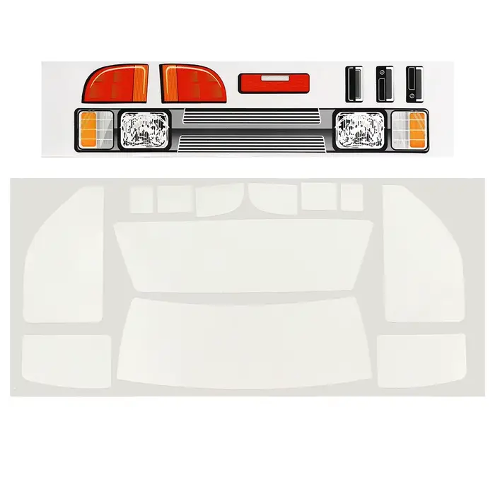 Kit de coque de corps de ramassage transparent, empattement de 12.3 pouces, 313mm, pour chenille axi