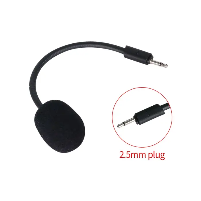 Microphone de jeu de remplacement, booms de 2.5mm pour JBL Q100, casque de jeu filaire, accessoires 