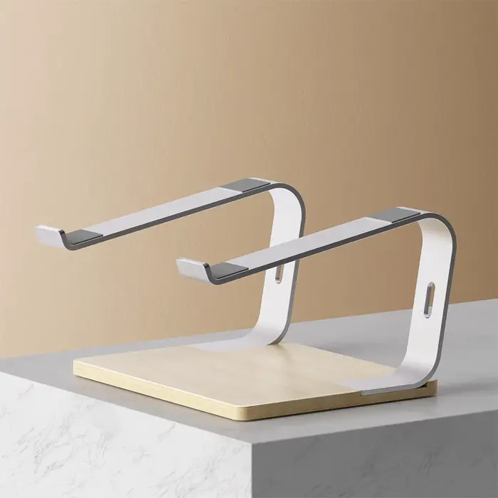 Support ergonomique pour ordinateur portable en alliage d'aluminium