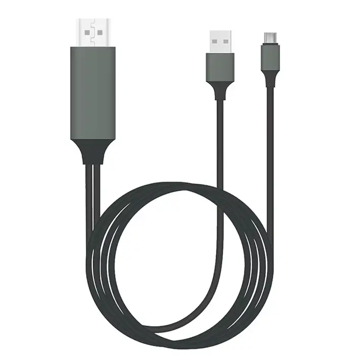 Câble de Projection HDMI pour Ordinateur Portable Connecté à la TV avec le Même Écran