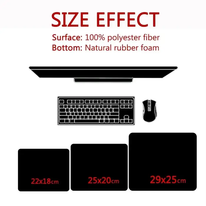 Petit tapis de souris carte topographique noir et blanc