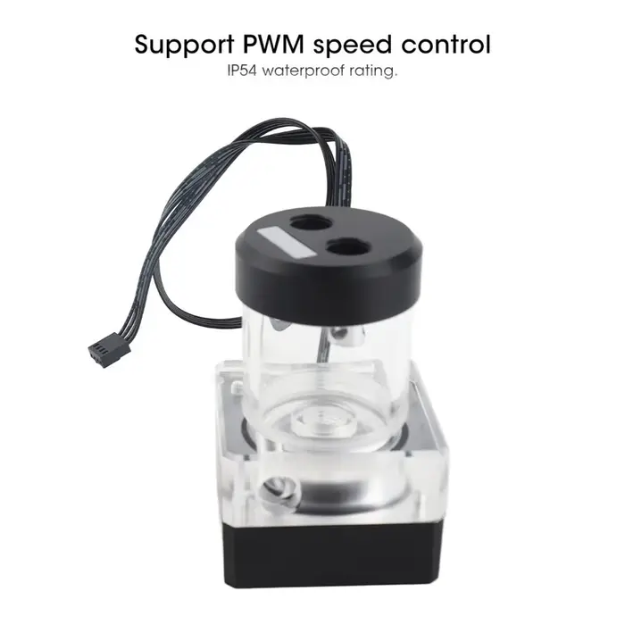 Pompe combinée pour ordinateur, refroidisseur de PC intégré, anti-mousse, 500L/H, décharge de 3 mètr