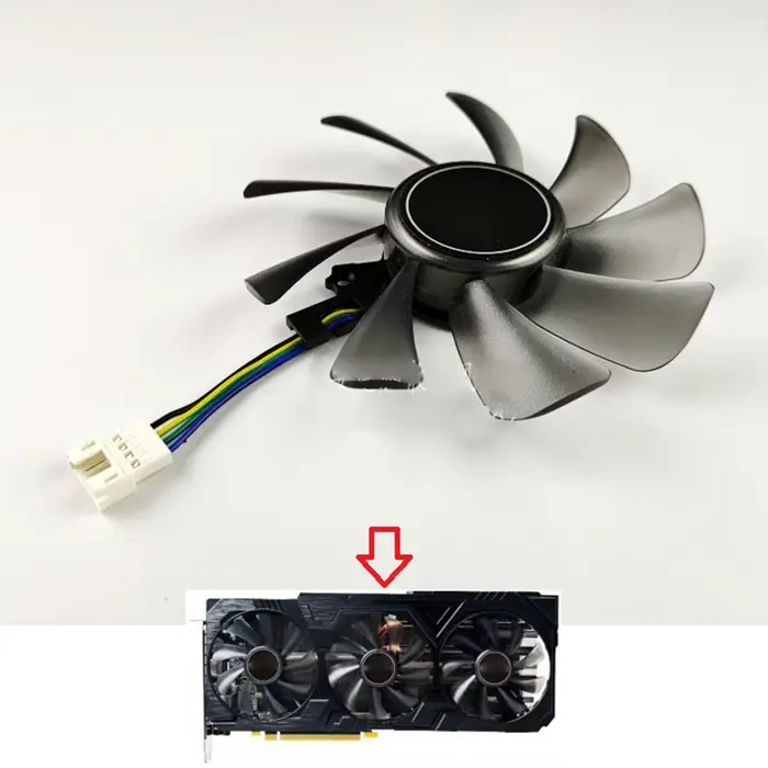 Ventilateur de refroidissement de carte graphique GALAX, 85mm, 4Pin, pour RTX2060 2070 2080 SUPER OC