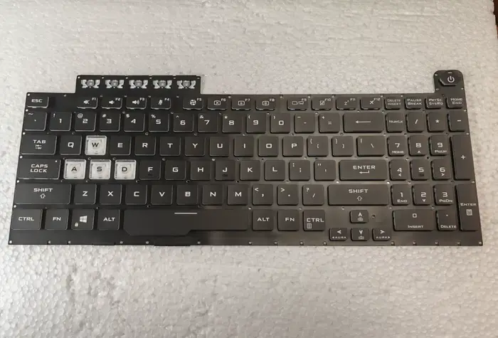 Nouveau clavier US rétro-éclairé rvb pour ASUS TUF Gaming F15 FX506 FA506 FA506Q FX506H FX506LI FX50