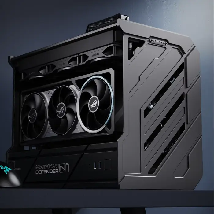 Boîtier PC MATX en aluminium CNC pour jeux en plein air