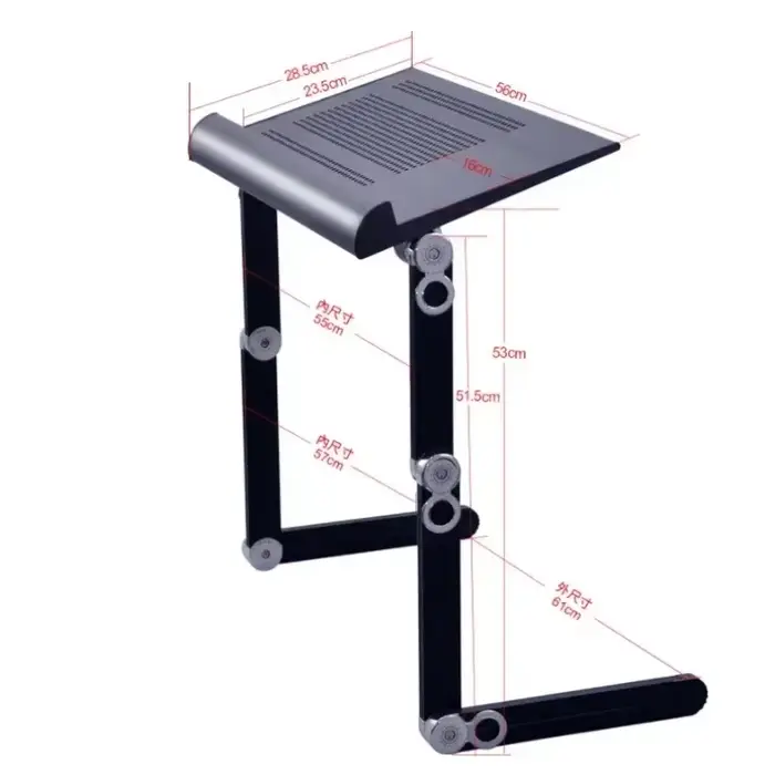 Plateau réglable pour ordinateur Portable avec conception pliante