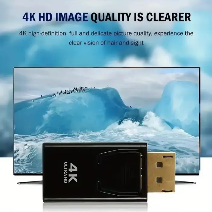 Adaptateur 4K DisplayPort vers HDMI