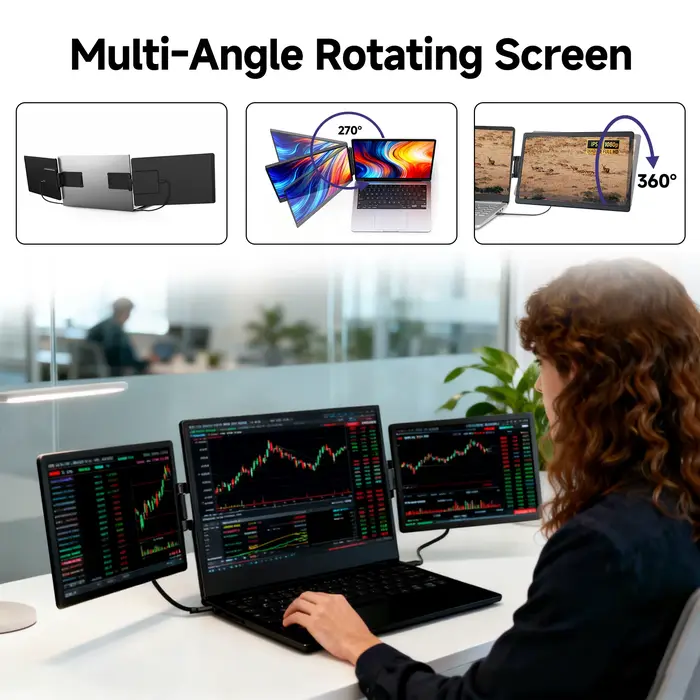 Moniteur Portable 13.3 pouces-seconde écran d'extension pour ordinateur