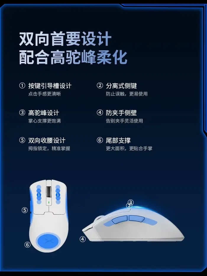 Souris de jeu Delux M900 Pro V2 PAW3395