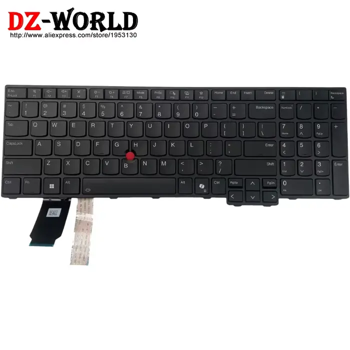 Clavier rétroéclairé pour ordinateur portable Lenovo Thinkpad L16 Gen1 Gen2 T16 Gen3 Gen4 P16S