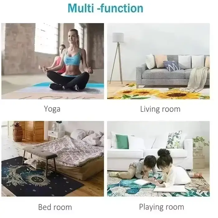 Grand tapis de jeu pour chambre de garçon