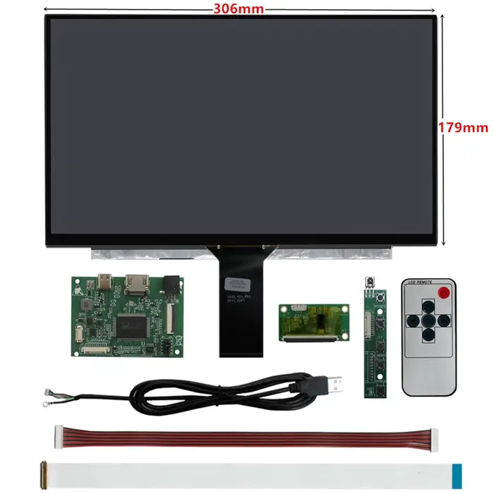 Moniteur à écran tactile Portable 13.3 pouces Full HD 1080P