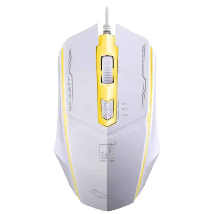Souris de jeu rétroéclairée pour Lol DOTA, 1600 Dpi, ergonomique, optique, Ooffice, ordinateur porta