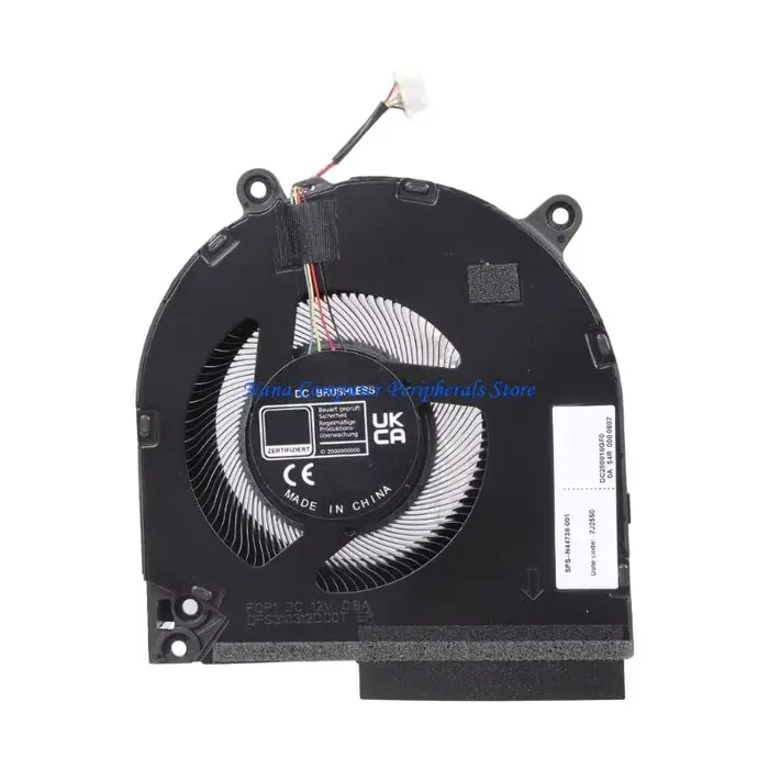 F68C CPU GPU ventilateur refroidissement dissipateur thermique ordinateur portable carte graphique v