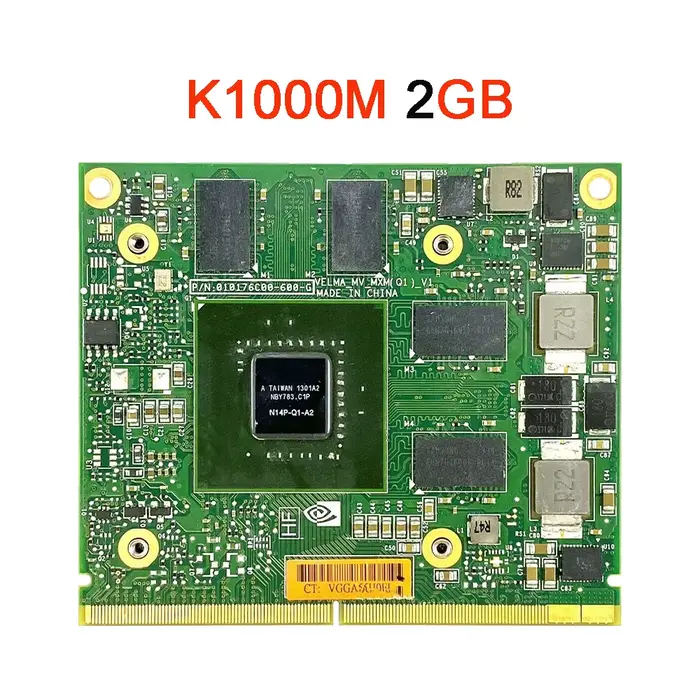Quadro K610M 1GB K1000M K1100M K2000M K2100M 2GB carte vidéo K610 K1000 K1100 K2000 K2100 pour iMac A1311 A1312 2010 2011