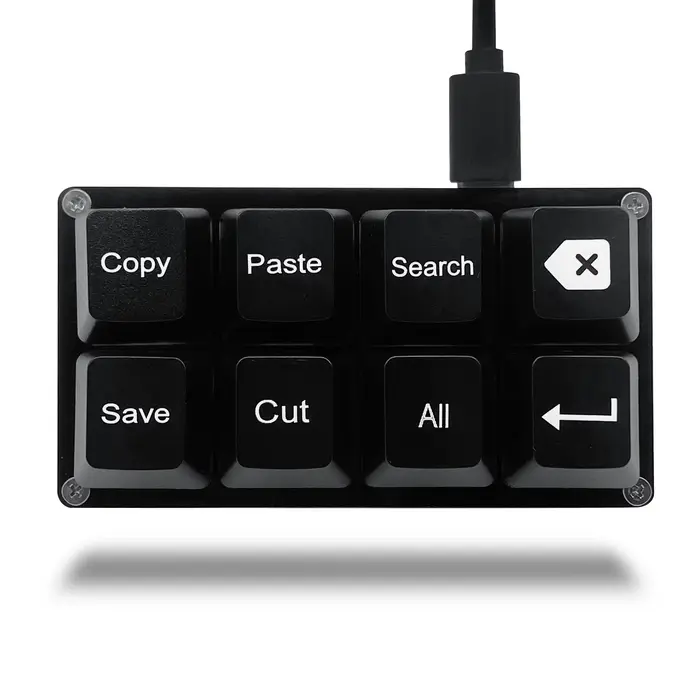 8 touches petit clavier travail raccourci
