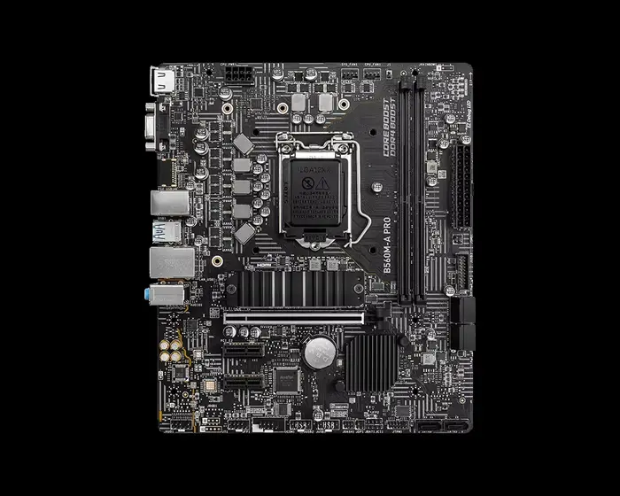 Carte mère MSI B560M-A PRO LGA 1200 64 Go PCI-E 4.0 1×HDMI 1×VGA
