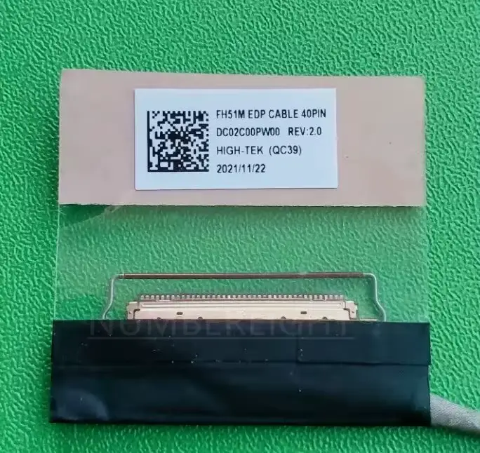 Câble LCD pour Acer Nitro AN515-44 AN515-45 AN515-55 AN515-57 N20C1 50.Q7KN2.012 DC02C00UA00 DC02C00PW00 DC02003P100 Écran Flex