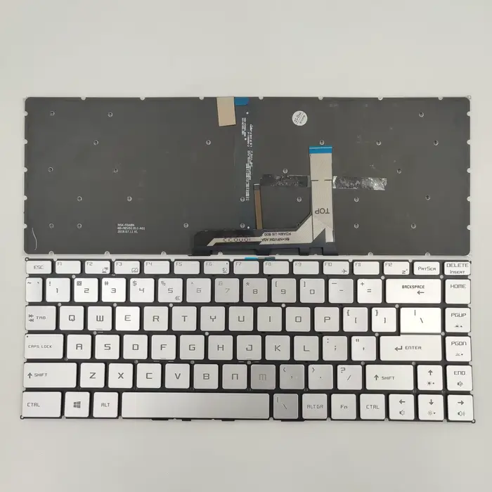 Clavier pour ordinateur portable MSI GS65 8SG 8SF Stealth Thin 8RE 8RF US