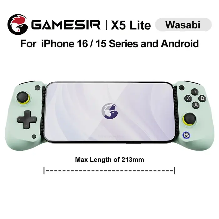 GameSir X5 Lite manettes de téléphone portable pour iPhone 16 15 série iPad Mini Android tablette co