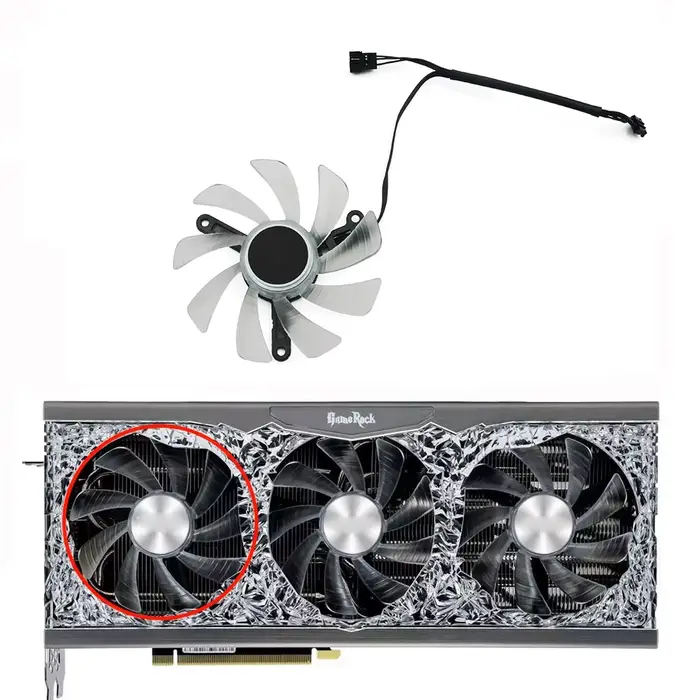 TH9215B2H-PFC01 RTX3080 RTX3090 remplacent le ventilateur de carte vidéo pour Palit RTX 3090 3080 30