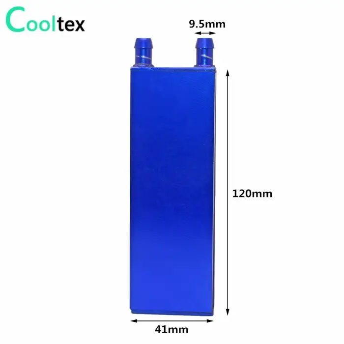 Bloc d'eau liquide de refroidissement de nuit en aluminium