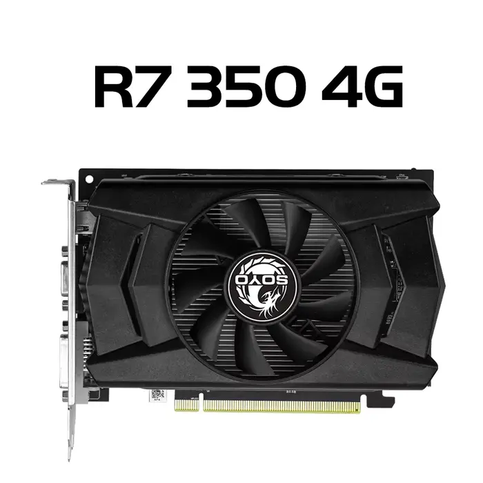 Carte graphique SOYO AMD Radeon RX 550 4G GPU RX 580 GDDR5, composants informatiques, PC Gaming, vid
