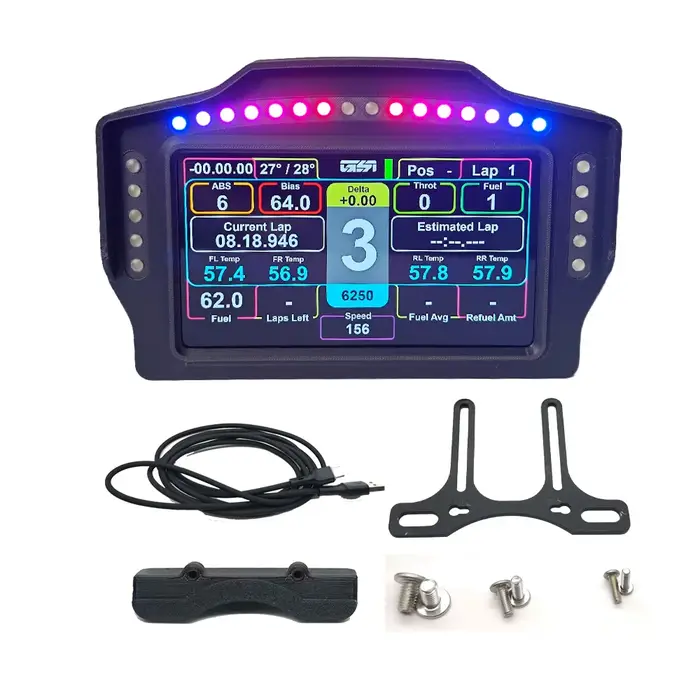 Tableau de bord USB Simracing Games de 7 pouces