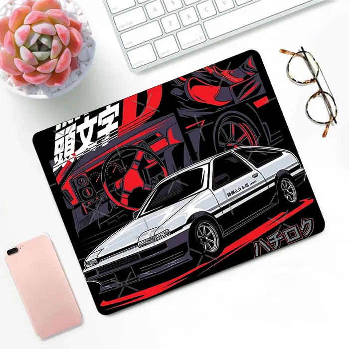 Rallye sport voiture de course JDMS tapis de souris de jeu XS petit