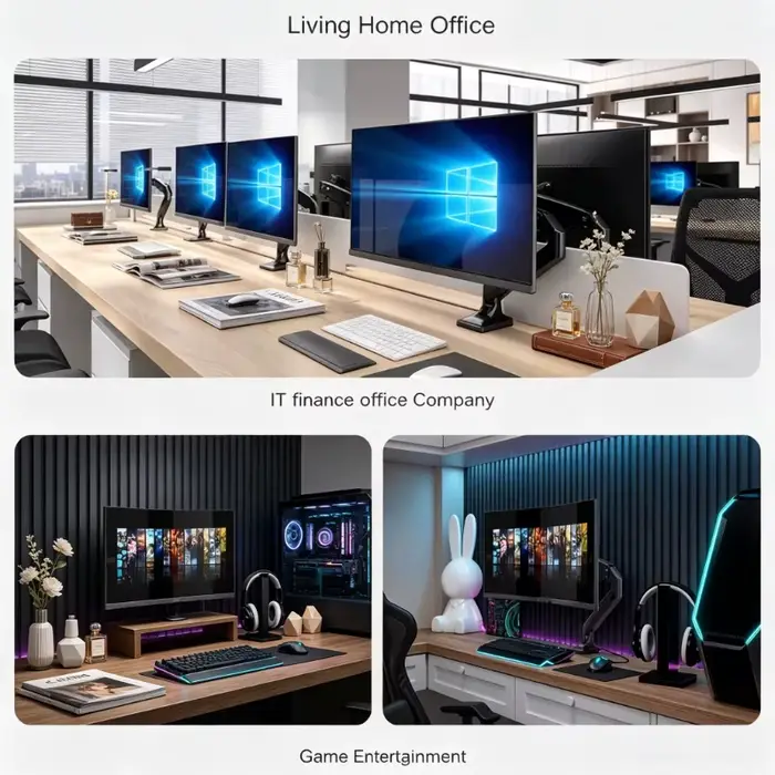 Support de moniteur ergonomique pour écrans de 13 à 35 pouces