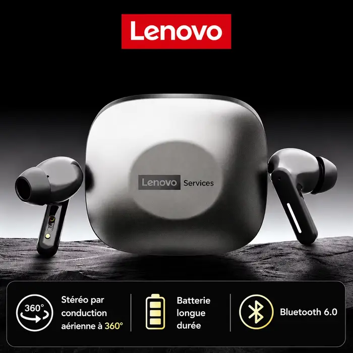 Casque de jeu sans fil Bluetooth 6.0 Choice Lenovo LE209