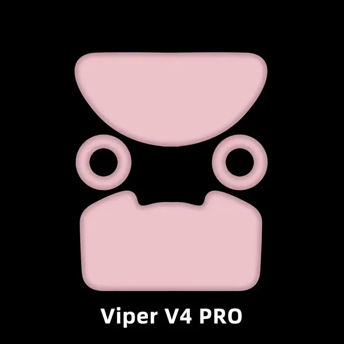 Patins de souris Orignal Esports Tiger Gaming ICE V2 Yanzhi Q pour souris Razer Viper V4 Pro, glisse