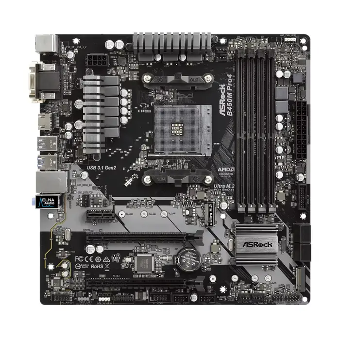 ASROCK flambant neuf B450M PRO4 AMD B450 carte mère AM4 Support DDR4 Ryzen 5 5600X 7 5800X3D 5800X 9 5900X