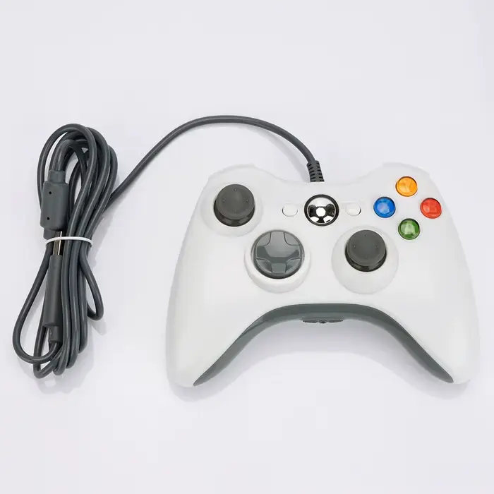 Manette de jeu filaire 360, contrôleur de jeu filaire pour PC compatible Steam et adaptable aux syst