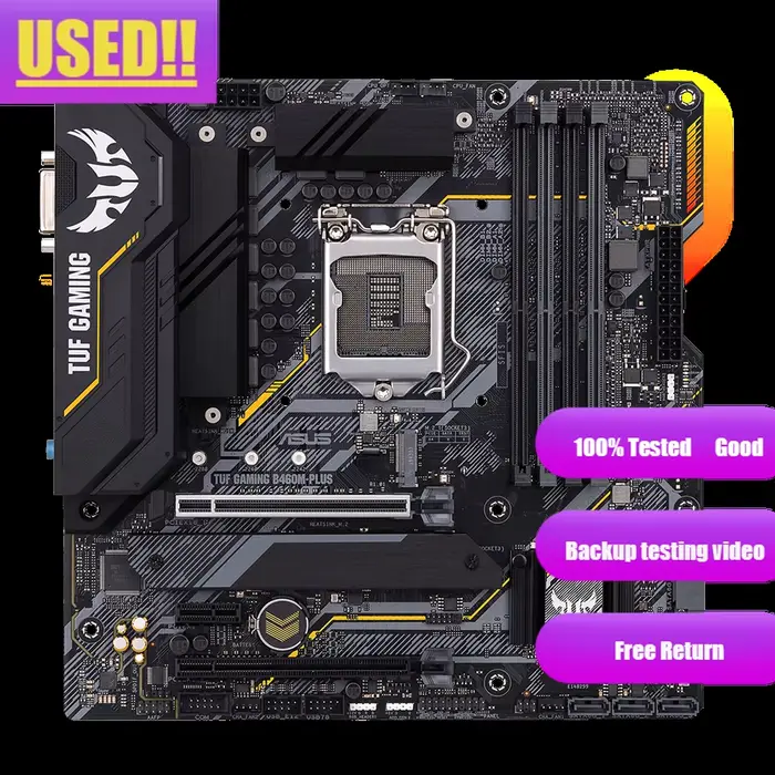 Carte mère ASUS TUF GAMING B460M PLUS mATX Intel B460 DDR4